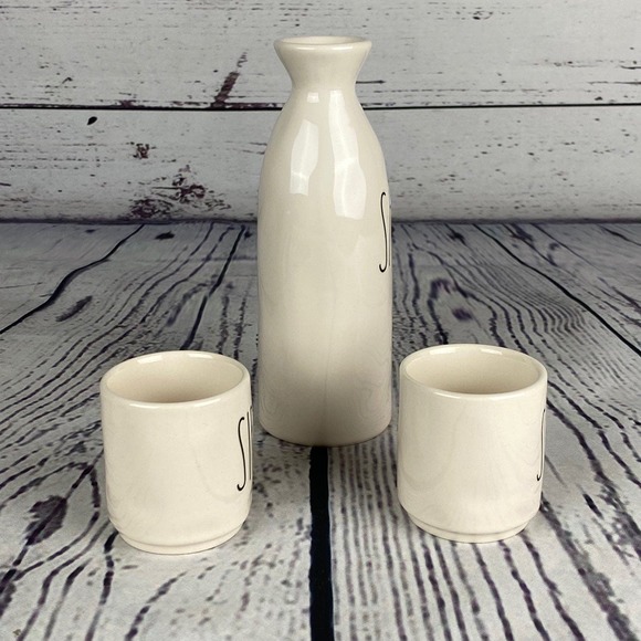 Rae Dunn Sake Set - Picture 4 of 5